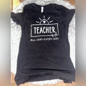 Teacher Short Sleeve Tee 🖤